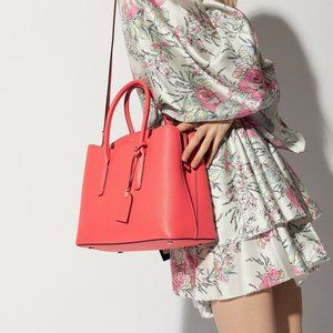 Kate Spade Large Margaux Satchel - Peach Melba